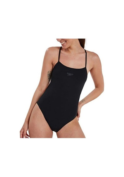 Speedo Eco End+ Tsrp Af Blk Kadın Yüzücü Mayosu 8-135390001 Siyah Siyah
