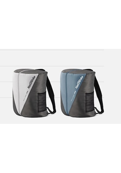 Naturehike HD250 Zarf Tarzı Yastıklı Çift Kişilik Pamuklu Uyku Tulumu Grili Kahverengi