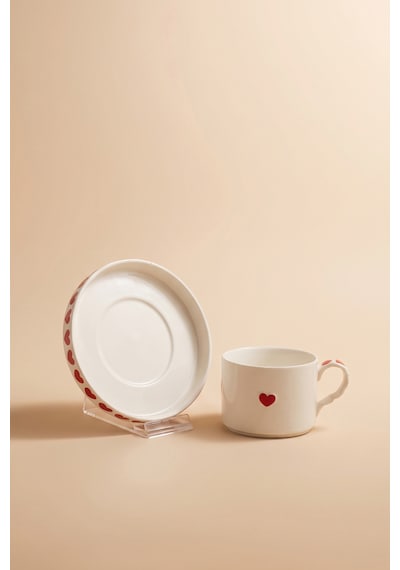 Karaca Sweetheart Çay Fincan Takımı 195 Ml Beyaz