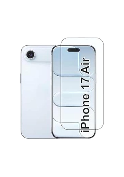 Apple İphone 17 Air İle Uyumlu Ekran Koruyucu Şeffaf Temperli Kırılmaz Cam Ekran Koruyucu