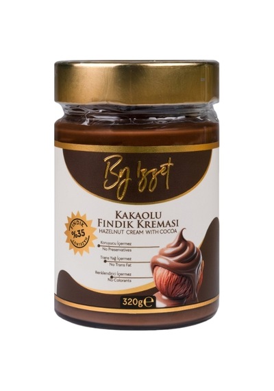 By İzzet Kakaolu Fındık Kreması %35 Fındık 320 G - 6 Adet Tarı