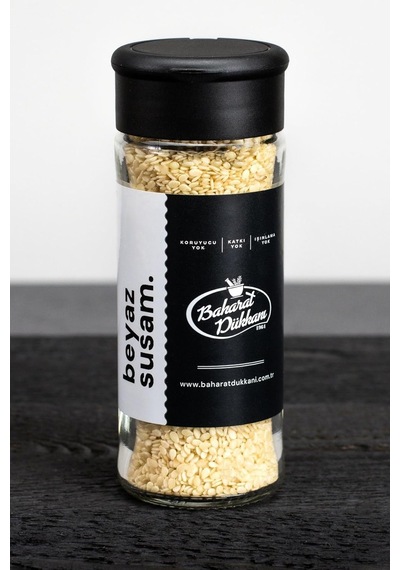 Dükkanı Beyaz Susam 65gr Cam Çok Renkli