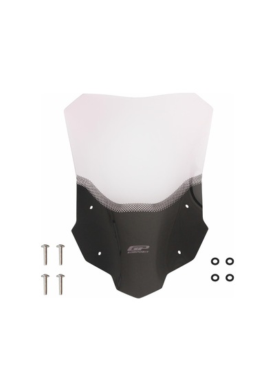 GP Kompozit Honda XL750L Transalp 2023-2024 Uyumlu Ön Cam Şeffaf 53 cm
