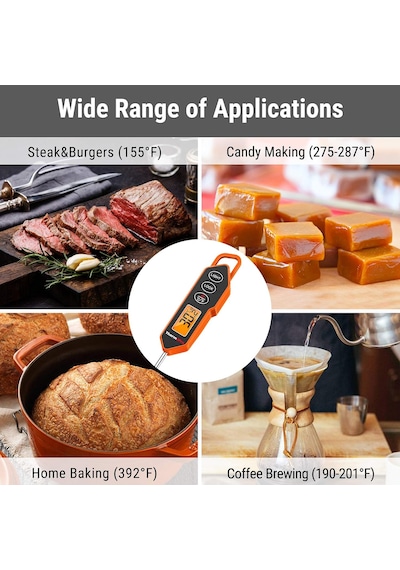 Thermopro Tp01h Et Termometresi Gıda Sıcaklık Probu Mutfak Pişirme Yağ Şeker Termometresi Süt Reçeli Sıcak İçecek Barbekü İçin Arka Işık Ve Kilitleme Fonksiyonlu Anında Okuma Çok Renkli Thermopro Tp01h Et Termometresi Gıda Sıcaklık Probu Mutfak Pişirme Yağ Şeker Termometresi Süt Reçeli Sıcak İçecek Barbekü İçin Arka Işık Ve Kilitleme Fonksiyonlu Anında Okuma Çok Renkli