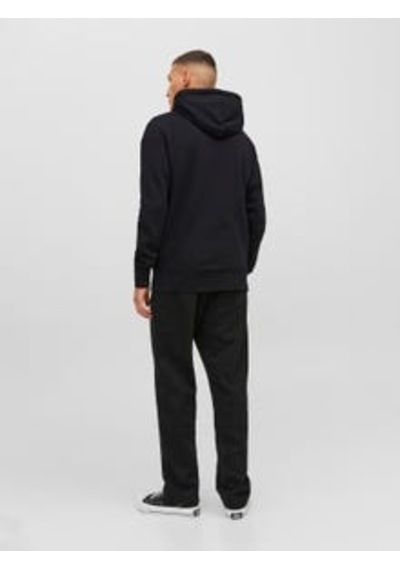 Jack & Jones Erkek Kapüşonlu Fermuarlı Sweatshirt-siyah Siyah