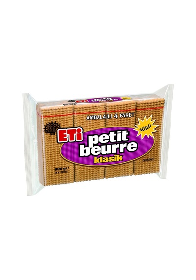 Eti Petibör Bisküvi 800 G - Kare Formlu Çay Saatlerinin Vazgeçilmezi 8'li Avantaj Paketi - 8 Ad Tarı