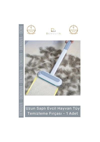 Tüyfırçası Uzun Saplı Evcil Hayvan Kedi Köpek Koltuk Halı Araba Mikrofiber Tüy Temizleme Fırçası - Çok Renkli