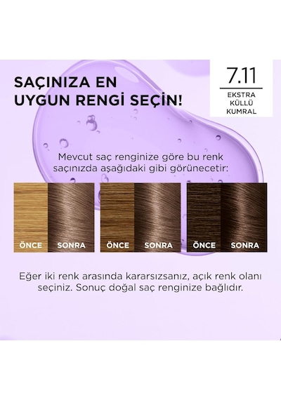 L'oreal Paris Excellence Cool Creme 7.11 Ekstra Küllü Kumral Saç Boyası