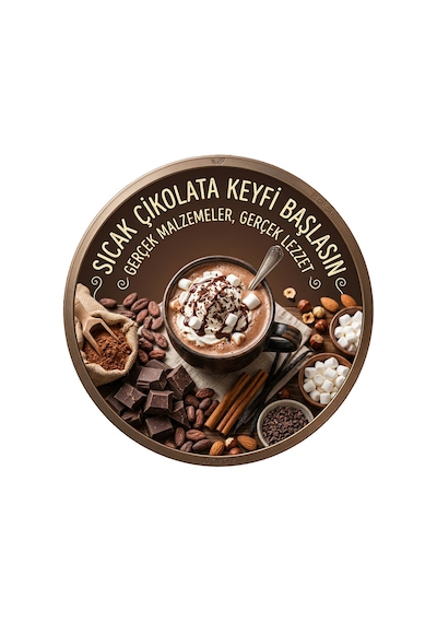 Sıcak Çikolata Temalı Cafeler Kahveciler Restoranlar İçin Ahşap Duvar Kapı Dekoratif Süs Tablo 2