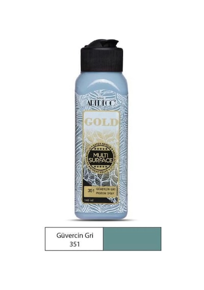 Gold Multi Surface Akrilik Boya 140 Ml Gri No Color