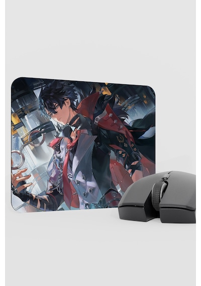 Wriothesley Genshin Impact Anime Gacha V5 - 22x18 Gaming Mouse Pad Fare Altlığı