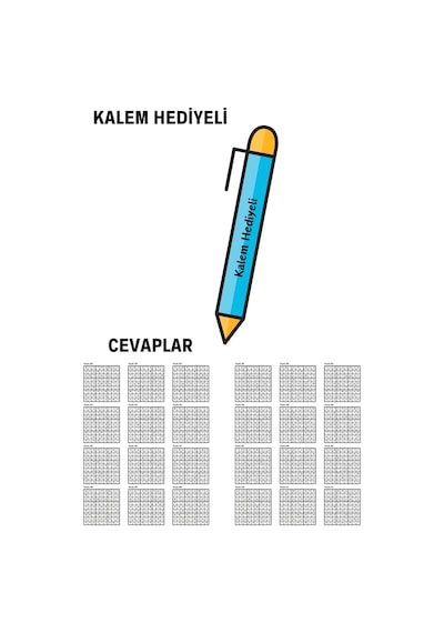 Kolaydan Çok Zora 1600 Sudoku Kitabı Kalem Hediyeli