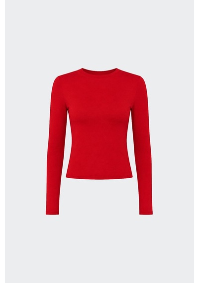 Suud Collection Kırmızı Kate Slim Tişört
