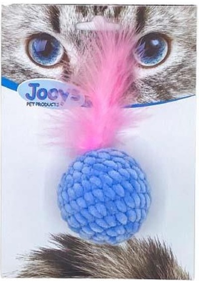 Jooys Tüylü Kadife Kedi Topu