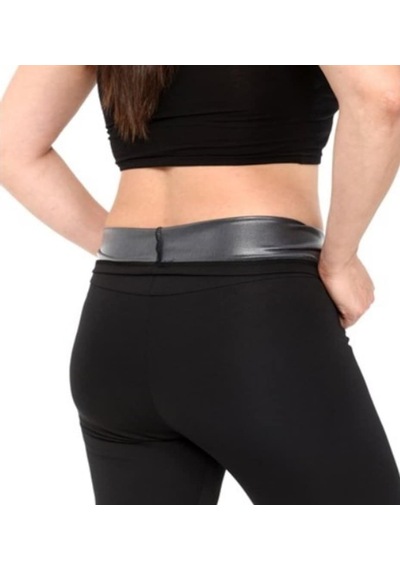 Sauna Terleten Beli Agraflı 2 Beden  Korse (533951819) Siyah