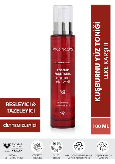 Bade Natural Kuşburnu Meyvesi Özlü Leke Karşıtı Doğal Sprey Tonik 100 ML