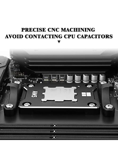 Asf-siyah Am5 Cpu Tutucu, Düzeltici Bükülme Önleyici Sabitleme Çerçevesi, Am5 Tam Fit Sabit İşaretsiz Montaj, Am5 Bükülme Önleyici Kontak Çerçevesi, Cpu Soğutucu Standardı Asf-siyah Am5 Cpu Tutucu, Düzeltici Bükülme Önleyici Sabitleme Çerçevesi, Am5 Tam Fit Sabit İşaretsiz Montaj, Am5 Bükülme Önleyici Kontak Çerçevesi, Cpu Soğutucu Standardı