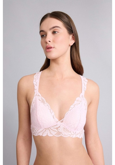Defacto Dantelli Dantel Kaplı Pedli Balensiz Bralet G7764ax26sppn648 Pembe-pn648