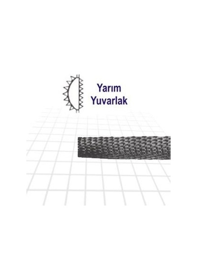 Yarım Yuvarlak Eğe - İnce 6 Rm Egyyı6