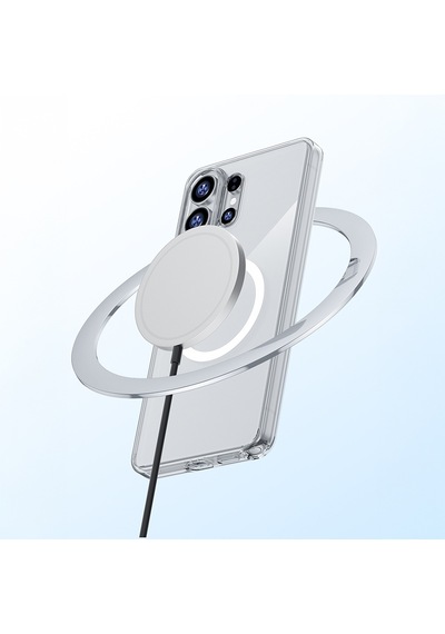 Galaxy Uyumlu S26 Ultra Uyumlu Kılıf M-safe Şarj Özellikli Benks Magnetik Crystal Seri Şeffaf Kapak Şeffaf Şeffaf
