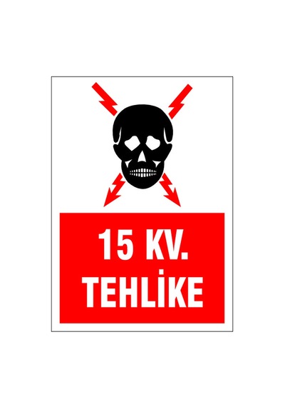 15 Kv. Teklike, İsg Uyarı Levhası
