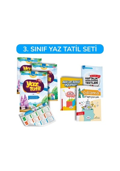 Öğretmen Evde 3. Sınıf Yaz Tatil Kitabı Seti
