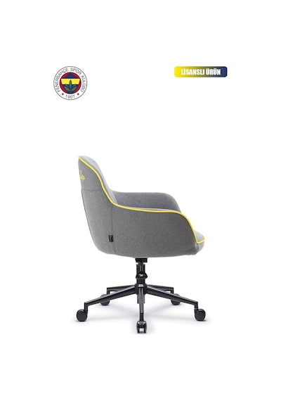 Fanchair X Fenerbahçe Icon Gri Kumaş Çalışma Koltuğu-80