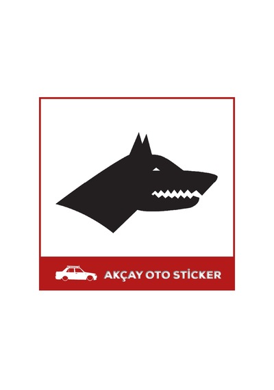Bozkurt Göktürk Sticker Bozkurt Sticker Kurt Oto Sticker
