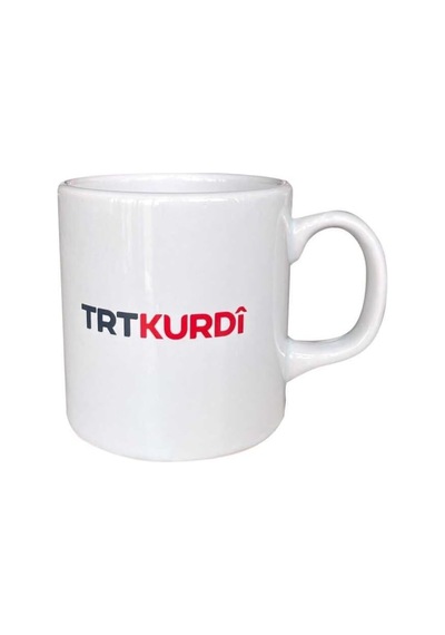 Trt Kurdi Logolu Beyaz Kupa Diğer
