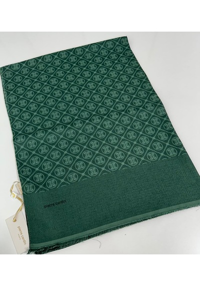Pierre Cardin Elegans Monogram Şal-75 X 190-090700-953 Zümrüt Yeşili Zümrüt Yeşili