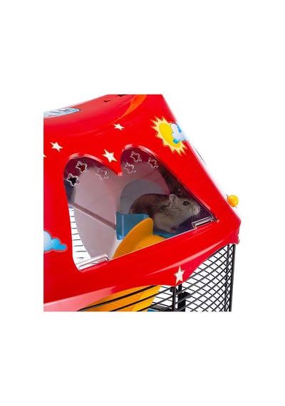Ferplast Circus Fun Hamster Kafesi Siyah 49x34x42cm