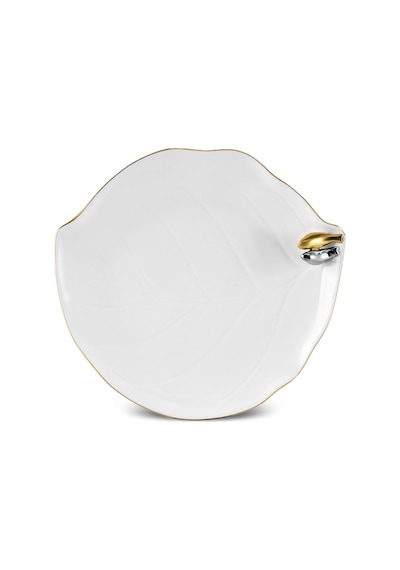 Karaca X Müge Anlı Gold Kuşlu Pasta Tabağı 21 Cm