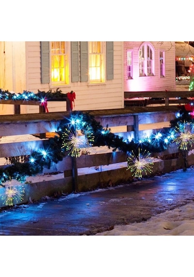 Dekor Düğün Işıkları Patlayan Led Işık Fire Work Warm Light Led Renkli Led Işık Kumandalı Led Işık Çok Renkli