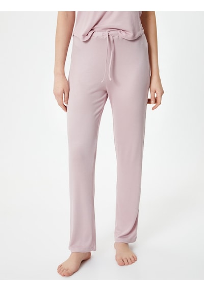Koton Düz Paça Pijama Altı Dokulu Beli Bağcıklı Modal Karışımlı Pembe 4slk40048mk 4SLK40048MK288 Açık Pembe Koton Düz Paça Pijama Altı Dokulu Beli Bağcıklı Modal Karışımlı Pembe 4slk40048mk 4SLK40048MK288 Açık Pembe