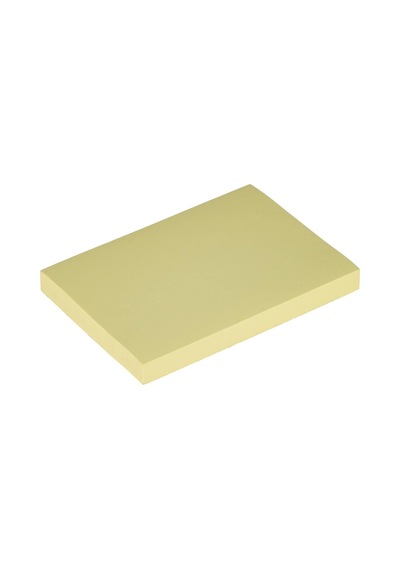 657 Yapışkan Not Defteri 76 X 102 Mm, 70 G/m2 100 Yaprak 1 Blok Sarı, 102 X 76 Mm