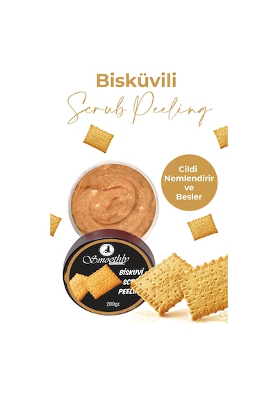 Bisküvi Aromalı Canlandırıcı & Yumuşatıcı El Ayak Ve Vücut Bakım Peelingi 200gr