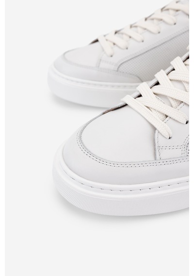Valmenti Erkek Hakiki Deri Beyaz Sneakers & Spor Ayakkabı 1149 Style-9 Erk Ayk Y26 Beyaz/taba