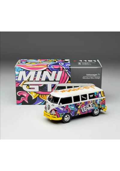 Mini Gt Volkswagen T1 Microbus Mizu Design 1191 1/64