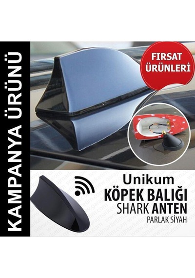 Asiliyet Fiat Egea Sedan Elektrikli Shark Köpek Balığı Anten Siyah Balina