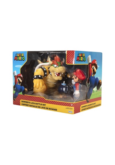 Nintendo Mario Ve Bowser Lava Savaşı Figür Lisanslı 18cm