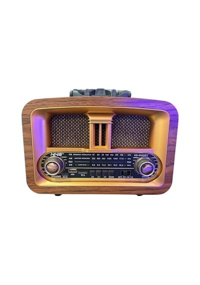 Retro Tasarımlı Taşınabilir Am Fm Sw Radyo Usb İle Şarj Edilebilir