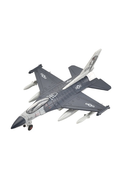 Diecast Kobra Savaş Uçağı Gri