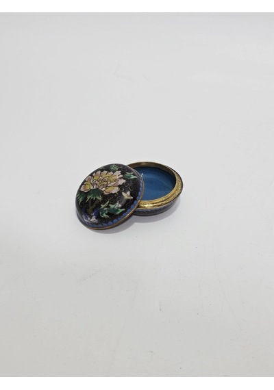 Antika Cloisonne Minyatür Kutu 5,5x3,0cm 071