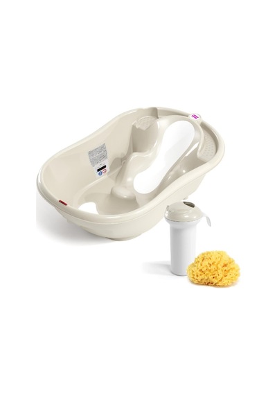 Okbaby Onda Evol Bebek Banyo Seti 3 Parça Kırık Beyaz