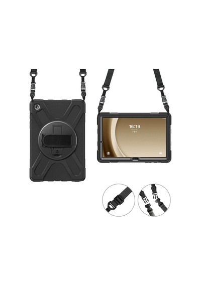 Galaxy Uyumlu Tab A9 Plus Defender Zırhlı Tam Koruma Silikon