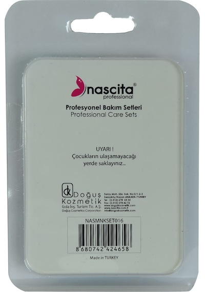 Nascita Cımbız Tırnak Makası Profesyonel Bakım Seti 2'li
