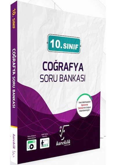 Karekök Yayıncılık 10. Sınıf Coğrafya Soru Bankası