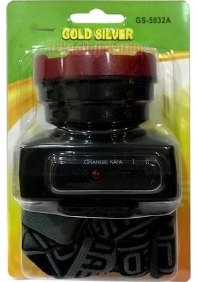 Gold Silver Gs-5032a 3 Watt Power Led Li Şarj Edilebilir Kafa Lambası Çok Renkli