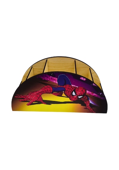 Berenden Ahşap Çocuklar İçin Masa Üstü Kalemlik & Organizer-spidermen