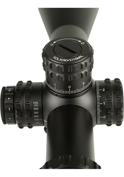 Keck 5-25x56 Ffp Ir Uzun Mesafe Dürbünü Siyah